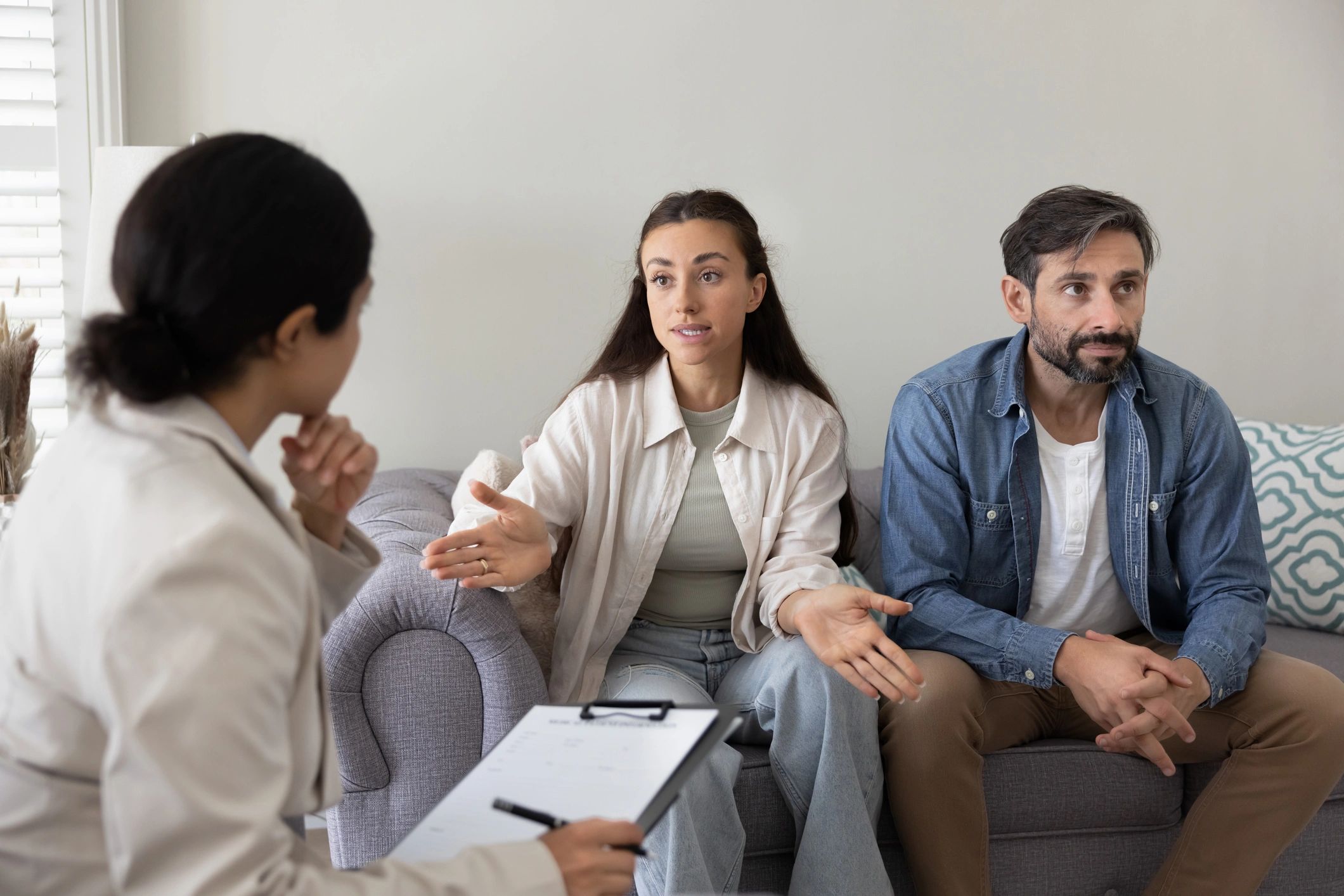 licensed therapist counseling session